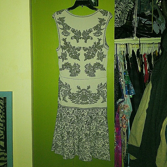 RARE ZAC POSEN grey and white jacquard pri… - Picture 6 of 7